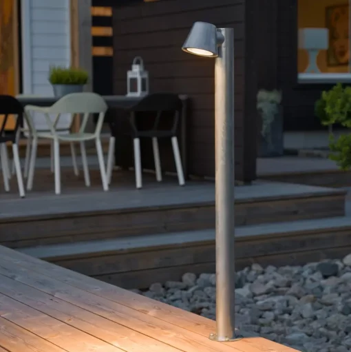 Tuinpadverlichting Trieste v. staal gegalvaniseerd