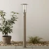 Tuinpadverlichting York, roestvrij staal, bewegingsmelder, IP44