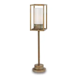 Tuinverlichting Cubic³ 3370 messing antiek/opaal