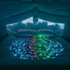 Twinkly LED lichtketting, RGB, zwart, 400 lampjes, 6m