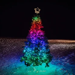 Twinkly LED lichtketting, RGB, zwart, 400 lampjes, 6m