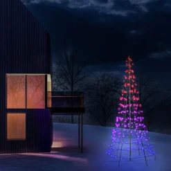 Twinkly lichtboom voor buiten, RGBW, hoogte 200cm