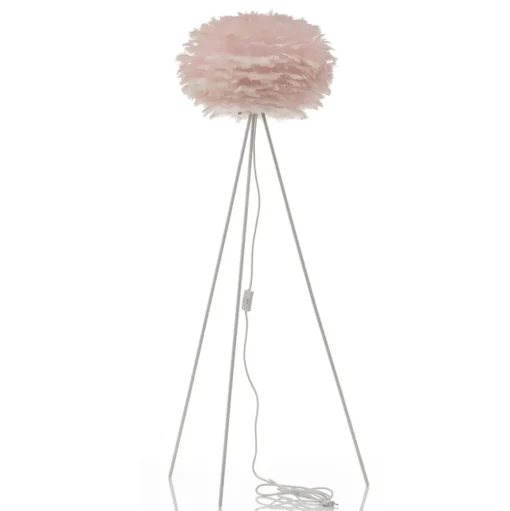 UMAGE Eos medium vloerlamp roze tripod wit