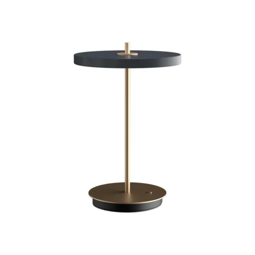 UMAGE LED oplaadbare tafellamp Asteria Move antraciet/messing 31cm