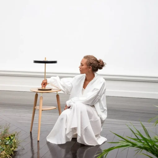UMAGE LED tafellamp Asteria Table, USB, zwart/messing