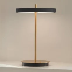 UMAGE LED tafellamp Asteria Move zwart/messing 31 cm