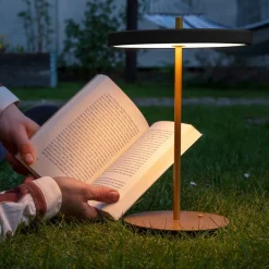 UMAGE LED tafellamp Asteria Move zwart/messing 31 cm