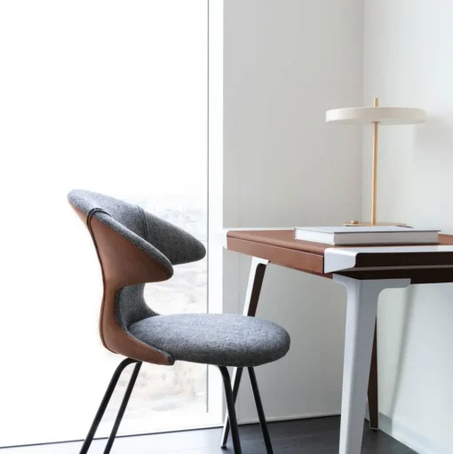 UMAGE LED tafellamp Asteria Table, USB, parelwit/messing