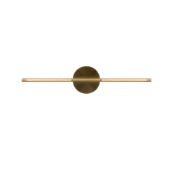 UMAGE LED wandlamp Omni, messing, lengte 74 cm
