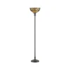 Uplighter Kami met kap in Tiffany-design