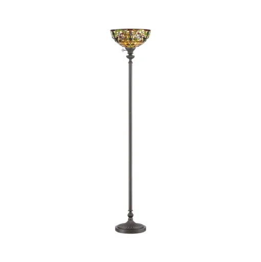 Uplighter Kami met kap in Tiffany-design