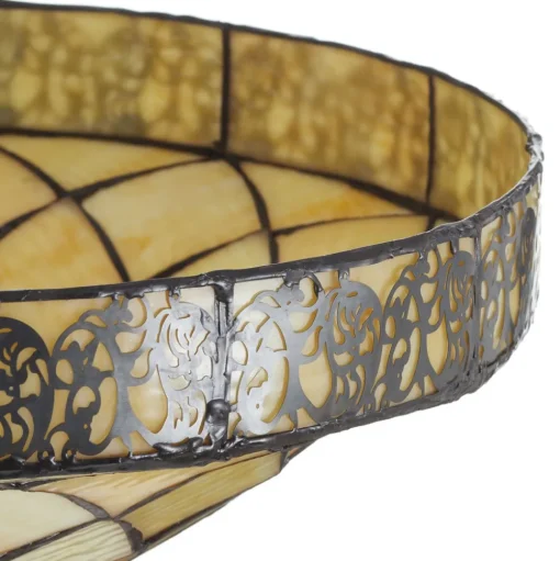 Uplighter vloerlamp Diamond in Tiffany-stijl