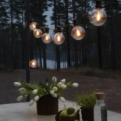 24V systeem biertuinketting Globe basis, 10-lamps.