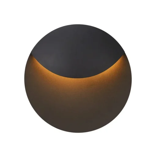 Valopin Seaside LED buitenwandlamp, zwart