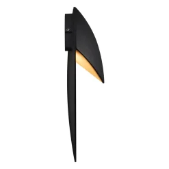 Valopin Seaside LED buitenwandlamp, zwart