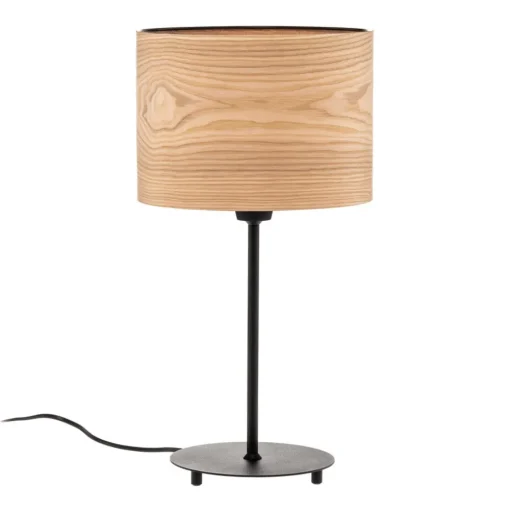 Veneer tafellamp kernhout essen Ø 25 cm
