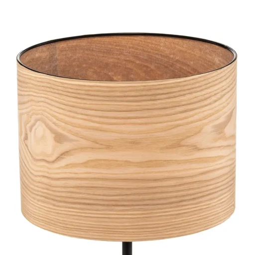 Veneer tafellamp kernhout essen Ø 25 cm
