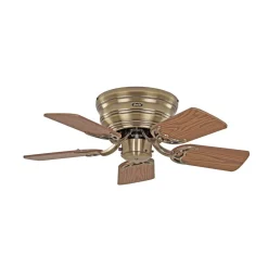 Ventilator Classic Flat III antiek messing Ø 75 cm