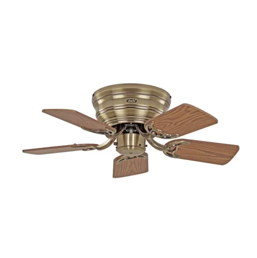 Ventilator Classic Flat III antiek messing Ø 75 cm