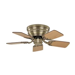 Ventilator Classic Flat III antiek messing Ø 75 cm