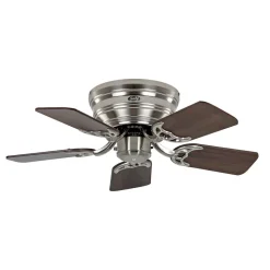 Ventilator Classic Flat III geborsteld chroom 75 cm