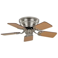 Ventilator Classic Flat III geborsteld chroom 75 cm