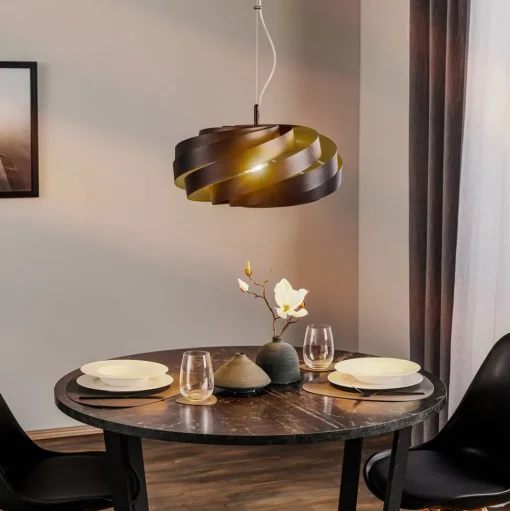 Vento hanglamp, zwart, Ø 50 cm, metaal, E27
