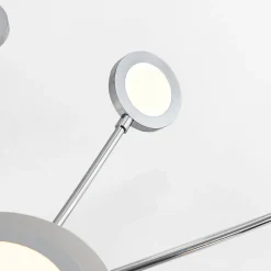 Verchroomde plafondlamp Meru, CCT