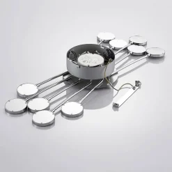 Verchroomde plafondlamp Meru, CCT