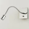 Verchroomde wandleeslamp Berfin, LED