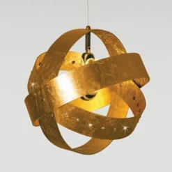 Vergulde hanglamp Ecliptika 40 cm