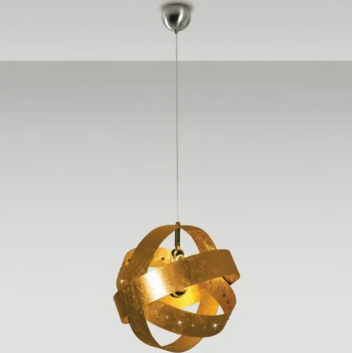 Vergulde hanglamp Ecliptika 40 cm