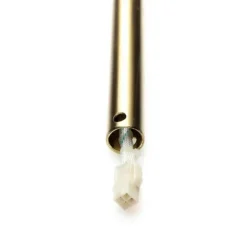 Verlengingsstaaf 46 cm, zijdeglans messing