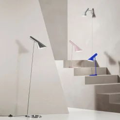 Verstelbare lampenkop - vloerlamp AJ zwart