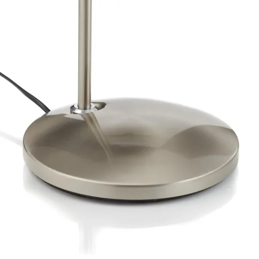 Verstelbare LED vloerlamp Zenith, dimmer, staal