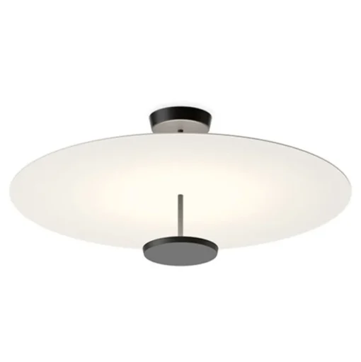 Vibia Flat LED plafondlamp 2-lamps Ø 90 cm wit