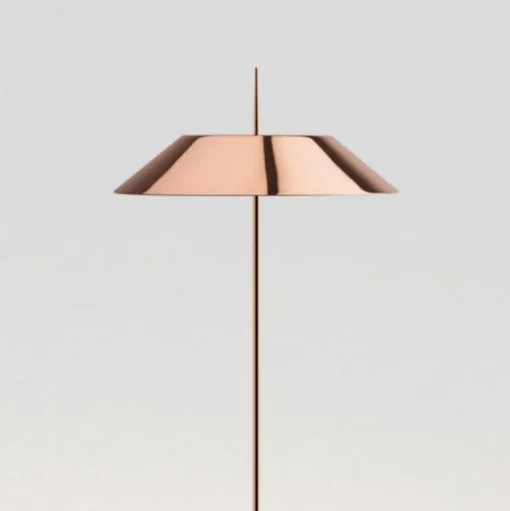 Vibia Mayfair - LED vloerlamp, glanzend koper
