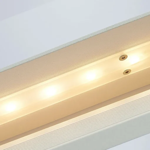 Vierkante led wandlamp Lonisa voor de woonkamer
