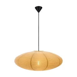 Villo 60 papieren kap Ø 60cm, hoogte 25cm, geel