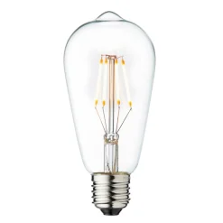 Vintage LED lamp, E27, 3,5 W, 2.200 K, helder, dimbaar