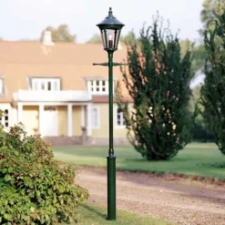 Virgo lantaarnpaal, 1-lamp, donkergroen