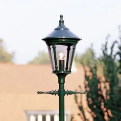 Virgo lantaarnpaal, 1-lamp, donkergroen