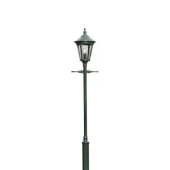 Virgo lantaarnpaal, 1-lamp, donkergroen