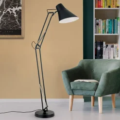 Vloerlamp Bachelor met verstelbare scharnier