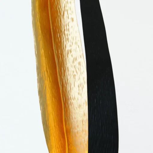 Vloerlamp Barbone, bruin-zwart, goud