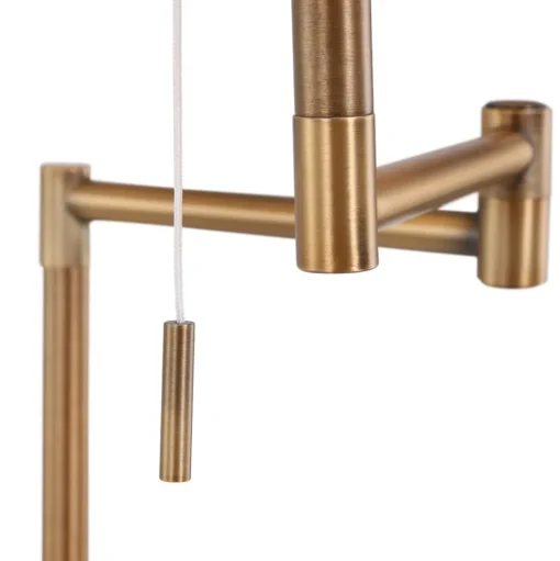 Vloerlamp Bella, draaibaar, Bronz