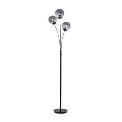 Vloerlamp Big Widow met drie glazen kappen
