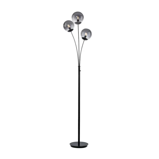 Vloerlamp Big Widow met drie glazen kappen
