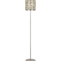 Vloerlamp Bijou met kristallen