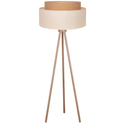 Vloerlamp Boho, driepoot ecru/jute hoogte 145 cm